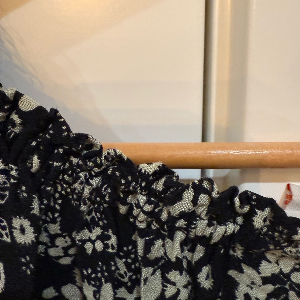 Knox Rose Black and Cream Boho Dress NWT Size Medium - Picture 4 of 8